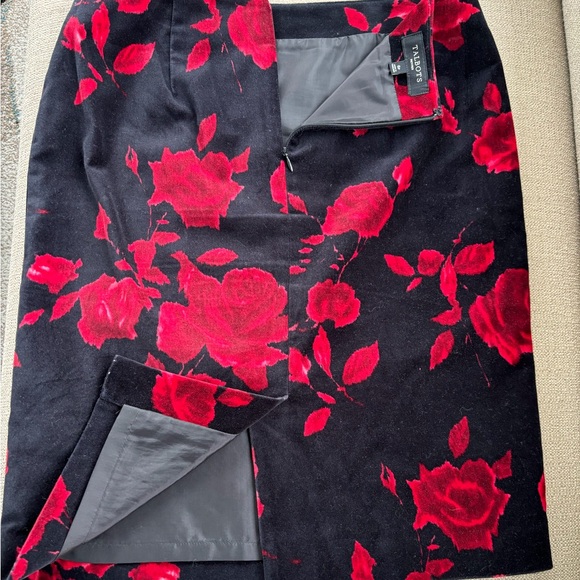 Talbots velvet straight skirt - Picture 2 of 4